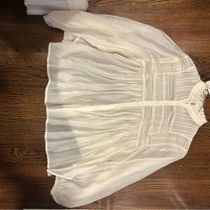 Bohme Cream Button-Up Blouse